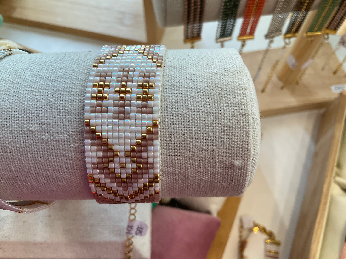 Bracelets tissés medium (perles de verres japonaises)