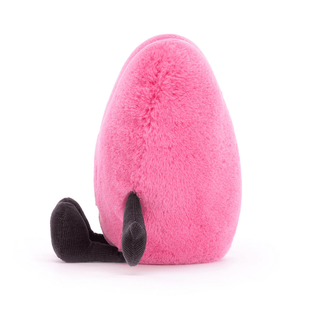 Peluche Coeur Rose sur fond blanc