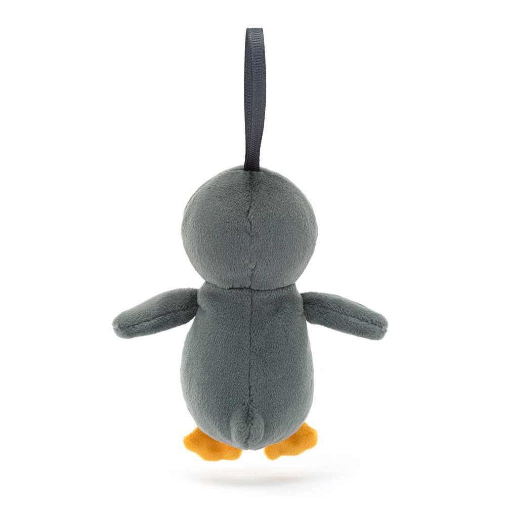 Peluche Suspendue Pingouin sur fond blanc
