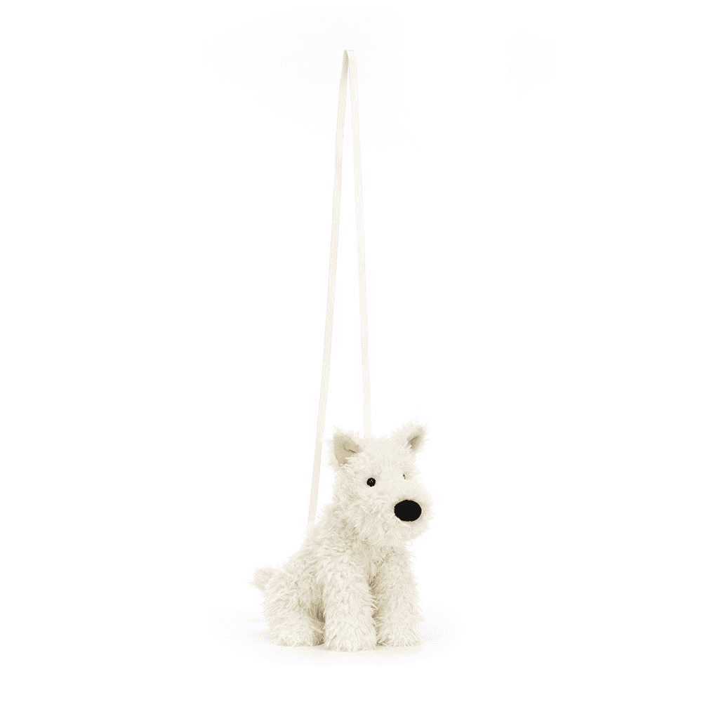 Sac Peluche Chien sur fond blanc