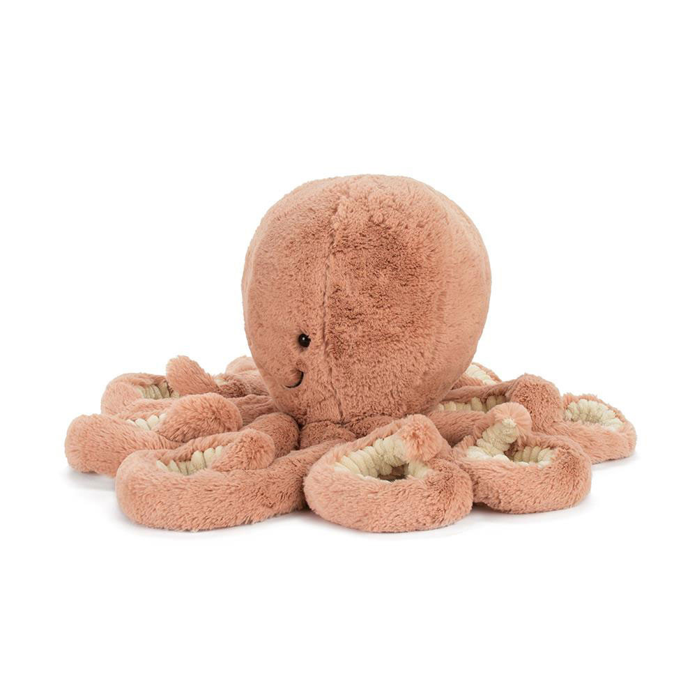 Peluche Pieuvre Odell sur fond blanc