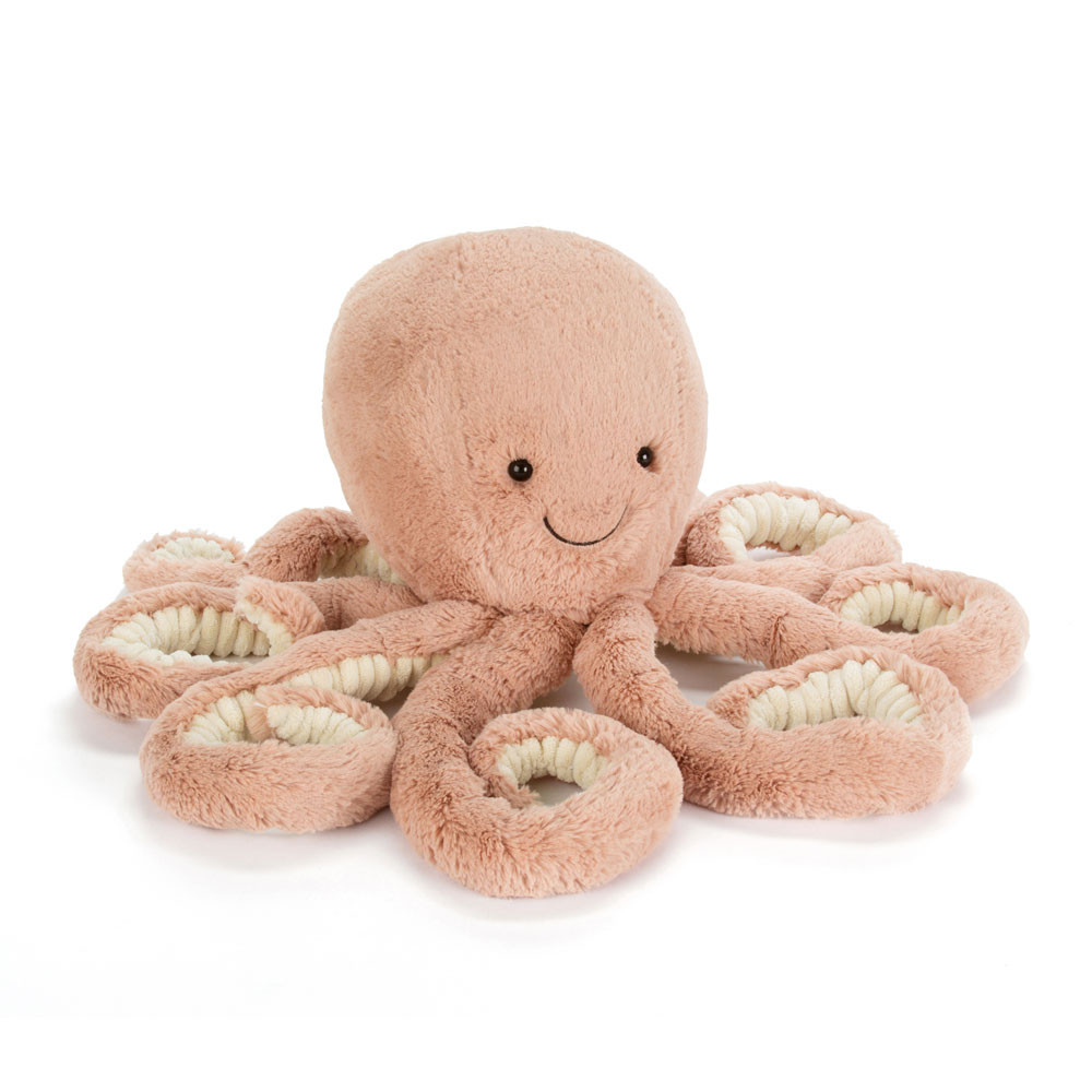 Peluche Pieuvre Odell sur fond blanc
