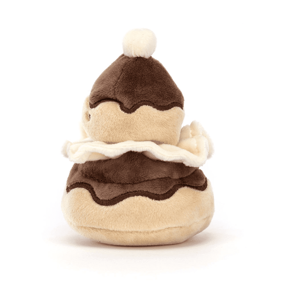 Peluche religieuse de coté sur fond blanc