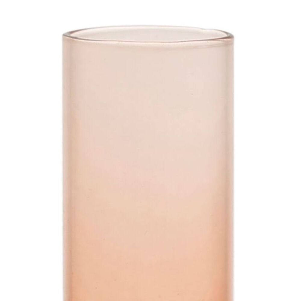 Bougeoir terracotta sur fond blanc