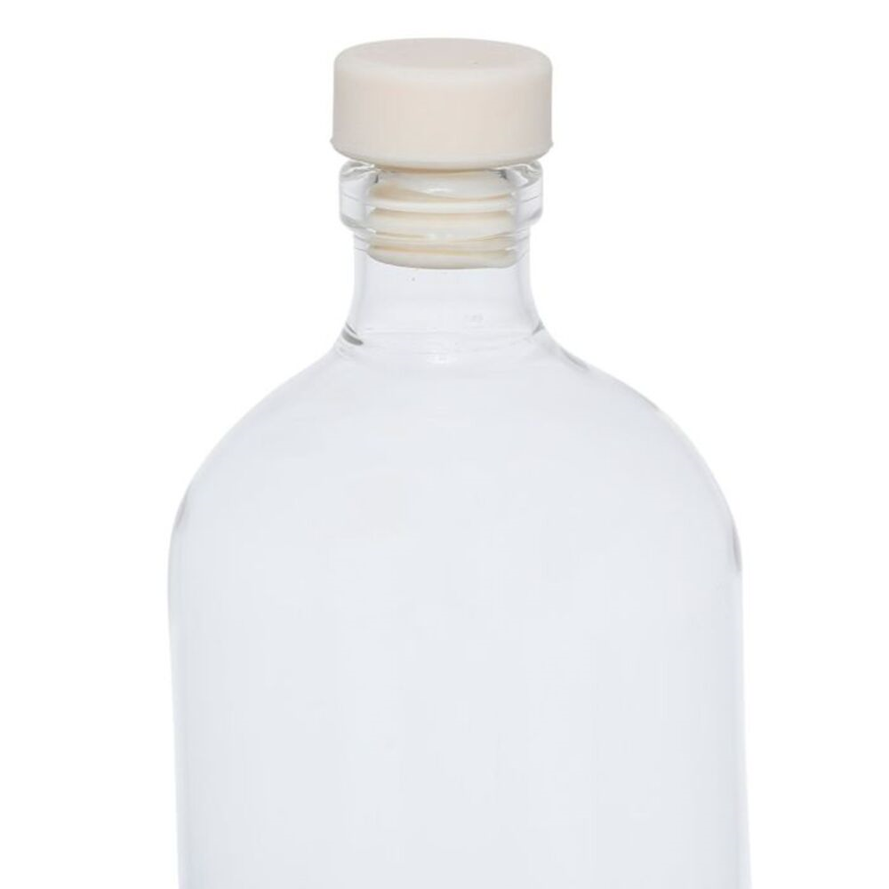 Bouteille Poulpe Ocean bleu sur fond blanc