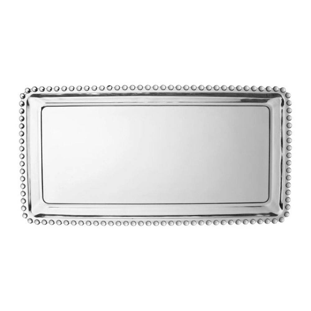 Plat Rectangle Perloa sur fond blanc