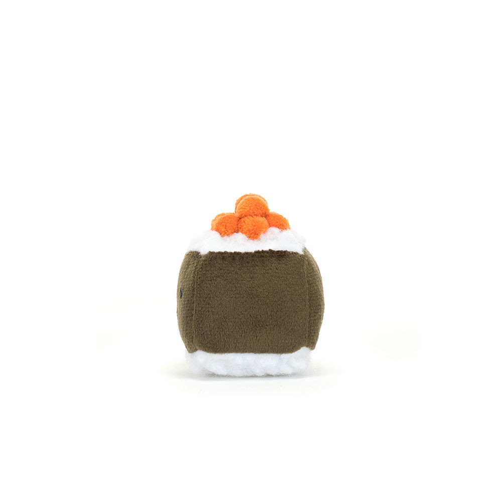 peluche sassy sushi hosomaki de coté sur fond blanc
