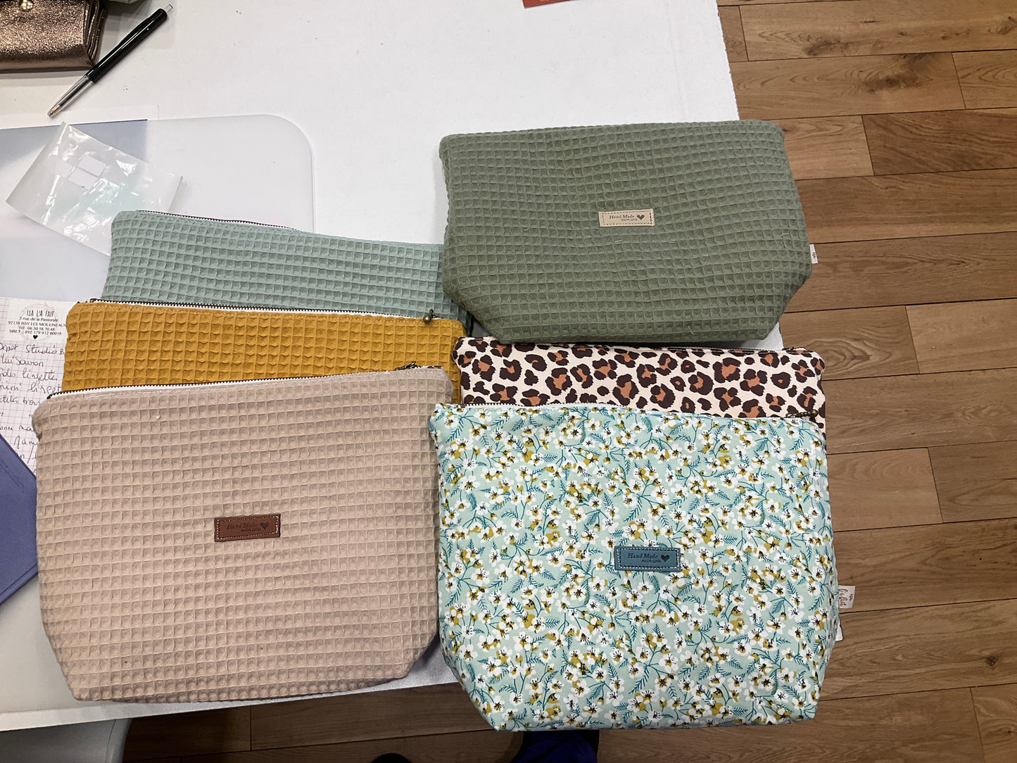 Trousse plate nid d’abeilles grande - Isa l’a fait