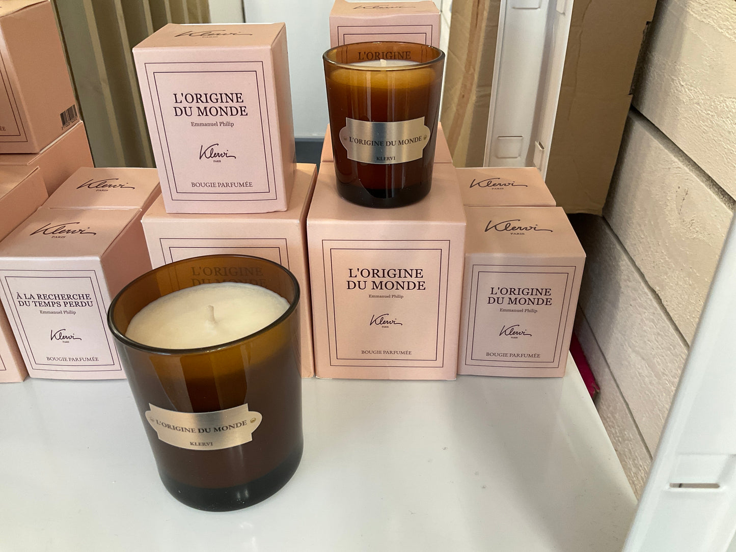 Bougie L’origine du monde Grande 180g - Klervi Paris