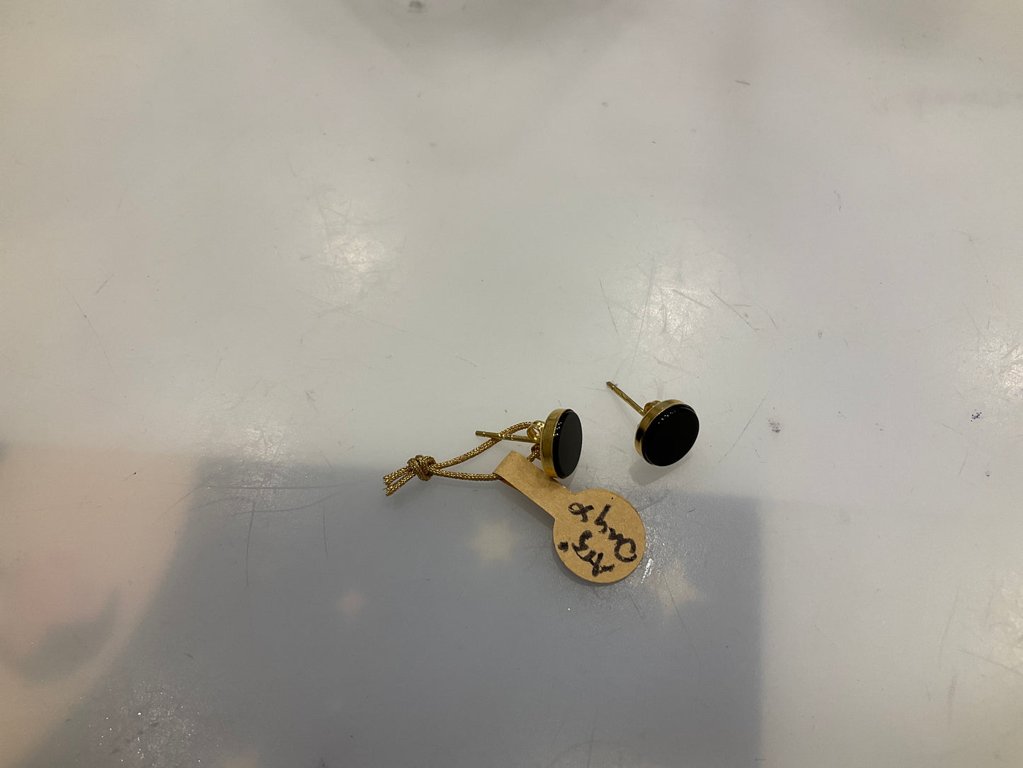 Boucles d’oreilles puces - Onyx