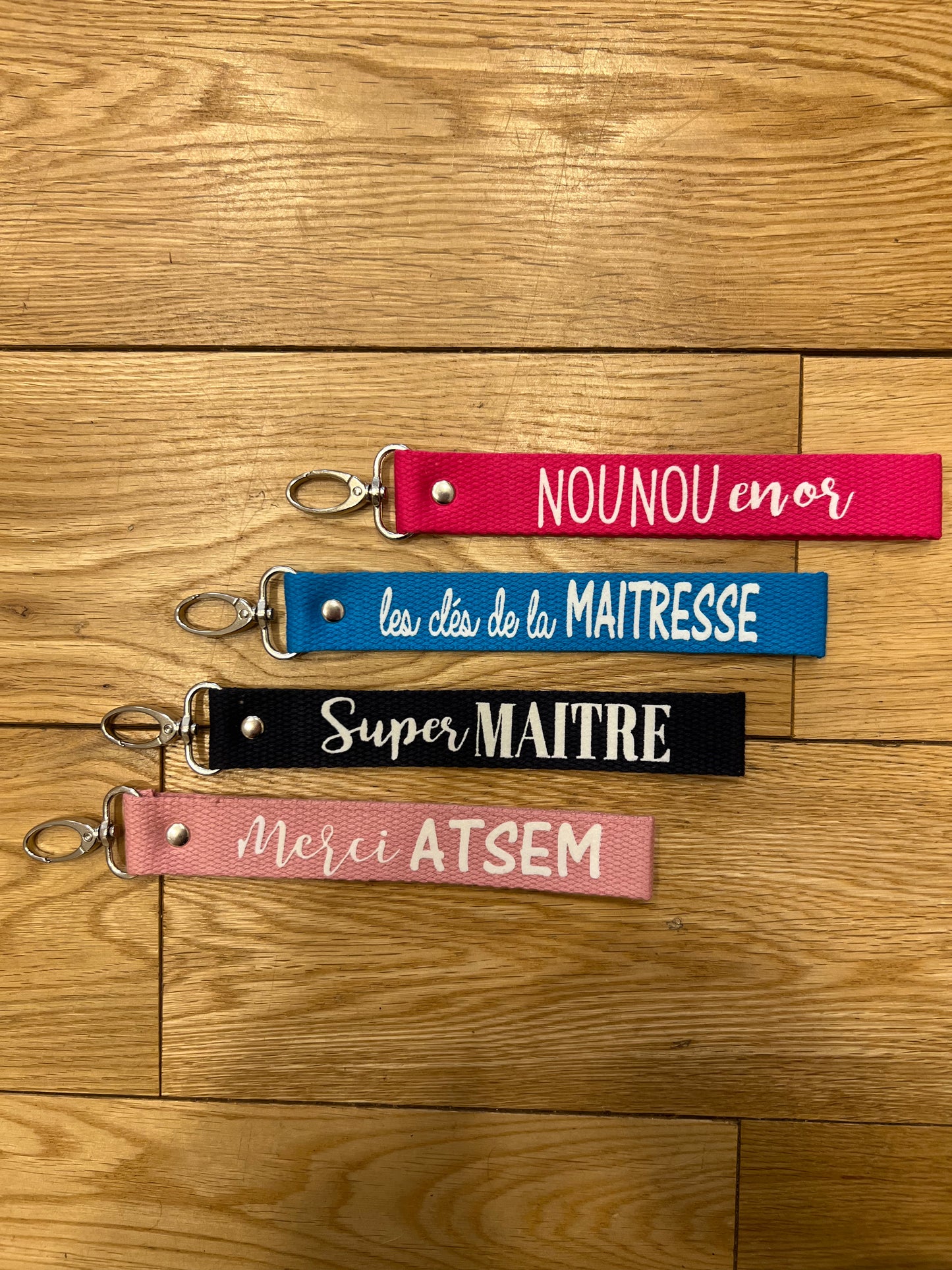 Porte clés sangle maître - Isa l’a fait